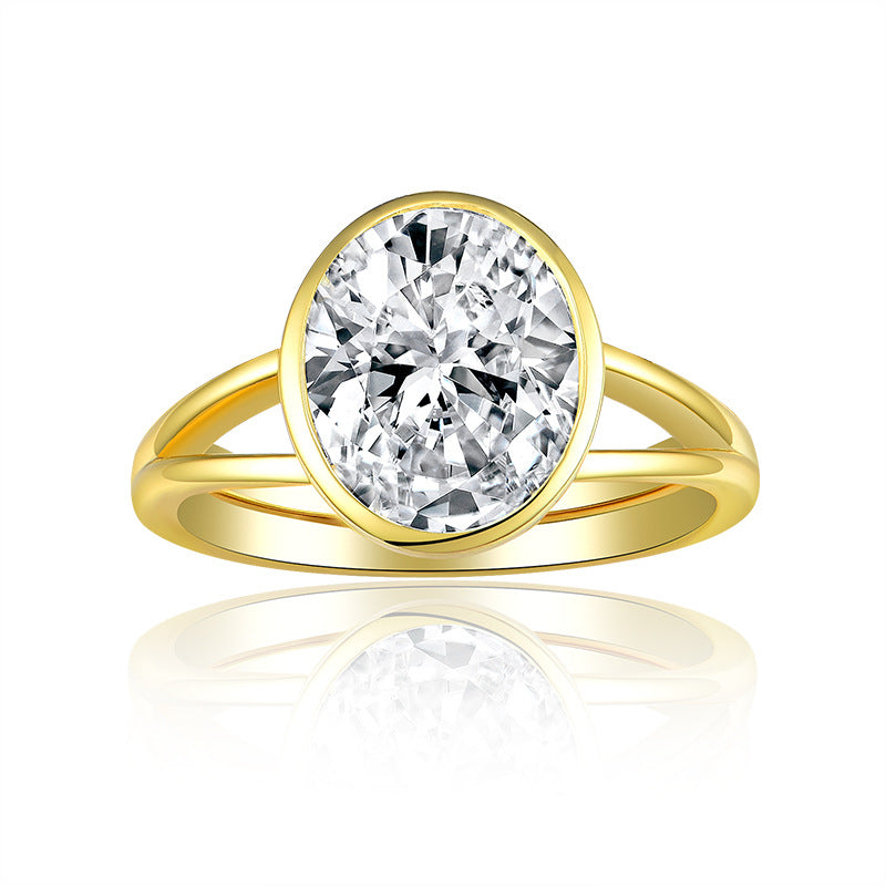 Eternal Kiss - All Moissanite Ring