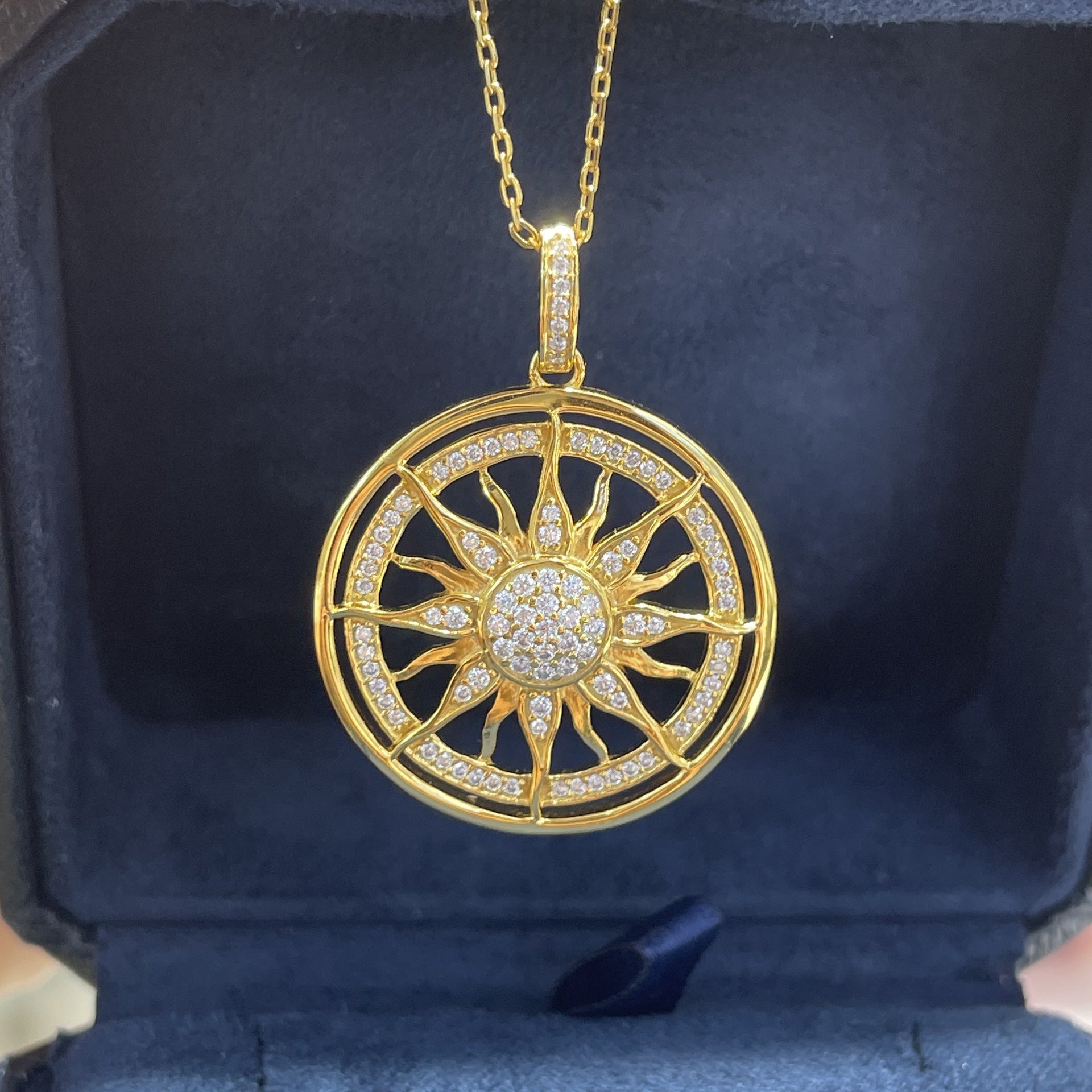The Miracle of the Sun - Moissanite Necklace