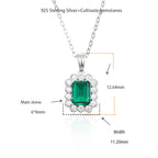The Wizard of Oz · 2 carat cultivated emerald necklace