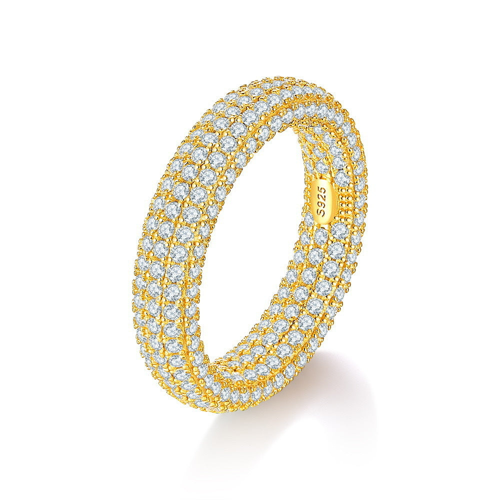 Falling in love at first sight - Full Moissanite Ring