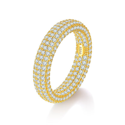 Falling in love at first sight - Full Moissanite Ring