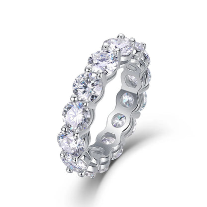 Cuban moissanite ring