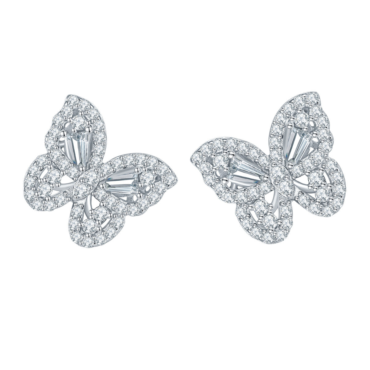 Butterfly Dance Star River · Full Moissanite Ear Nails