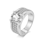 Star River Crown · 3-carat moissanite men's ring