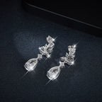 Aurora Teardrops · Luxury all moissanite Earrings