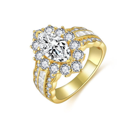 Star River Kiss · Marquise Moissanite Ring