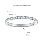 Tri color Aurora Moissanite Ring Set