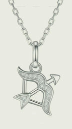 Twelve zodiac signs moissanite necklace