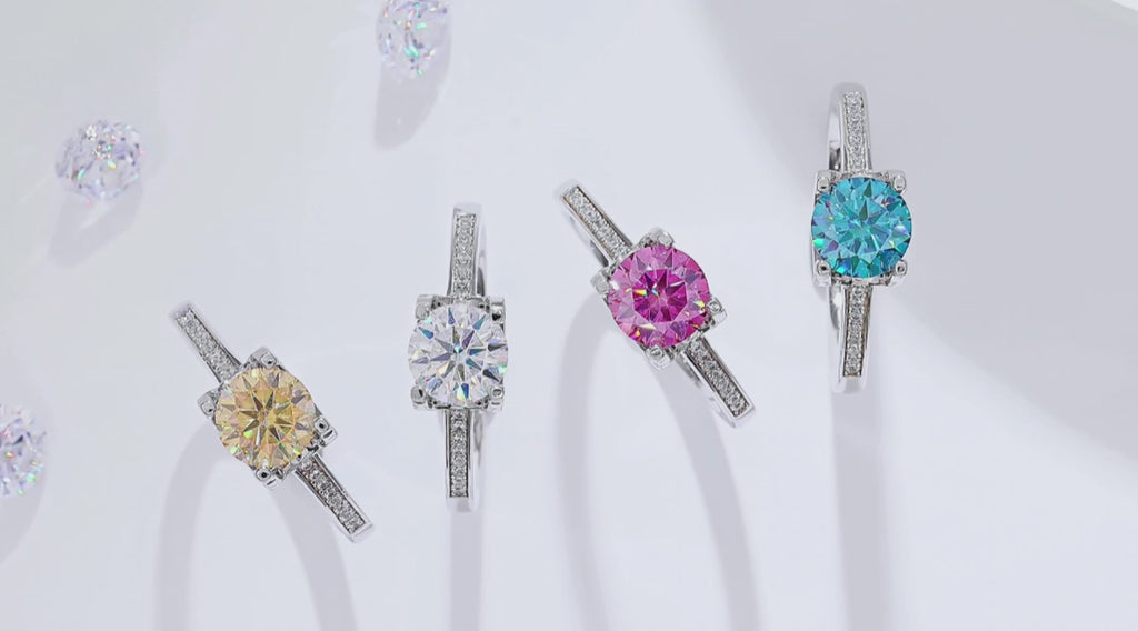 Galaxy Series Moissanite Ring - Minimalist Luxury