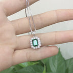 The Wizard of Oz · 2 carat cultivated emerald necklace