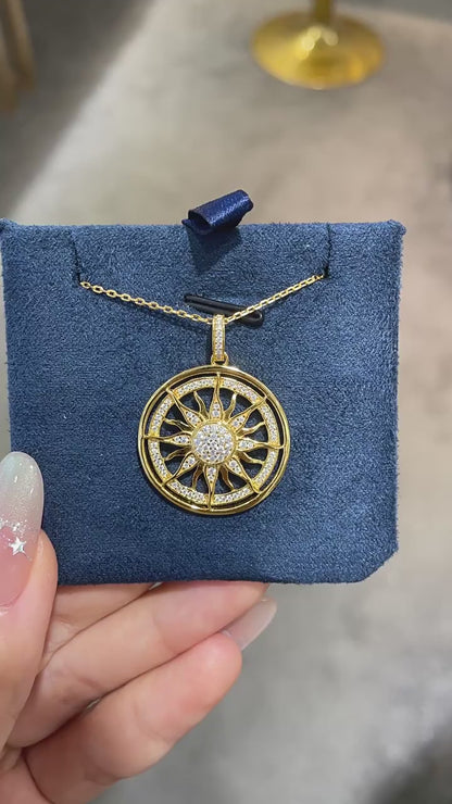 The Miracle of the Sun - Moissanite Necklace